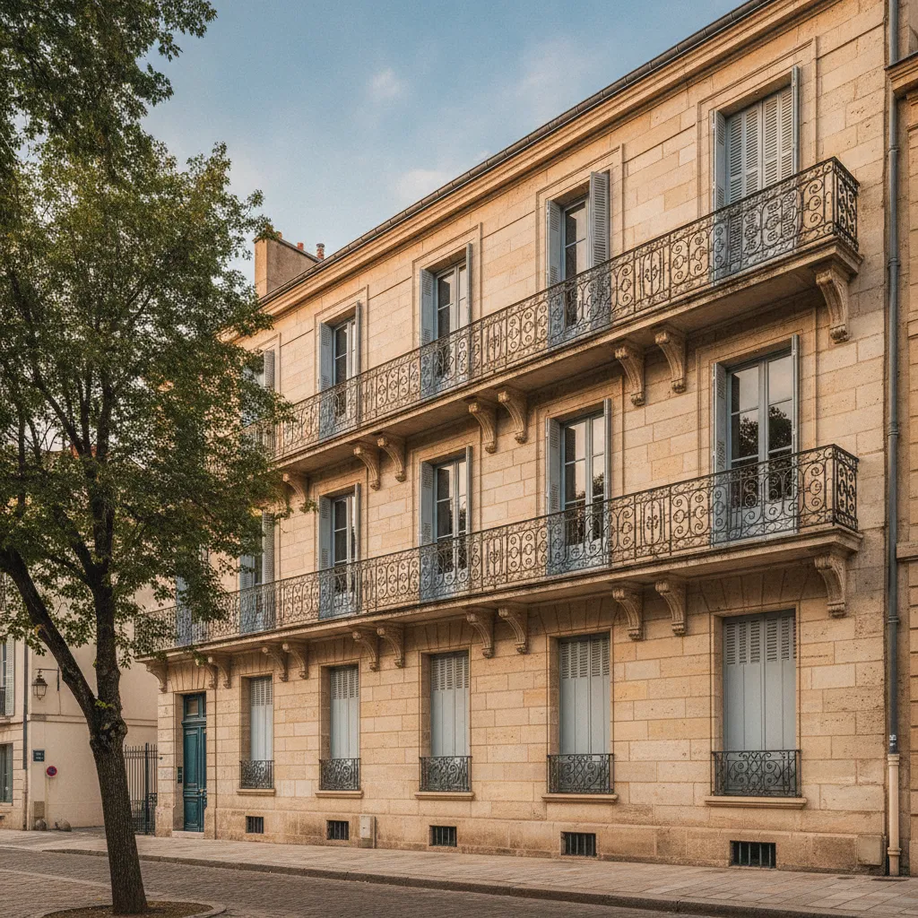 Façade d'immeuble haussmannien, patrimoine locatif géré par Foyer